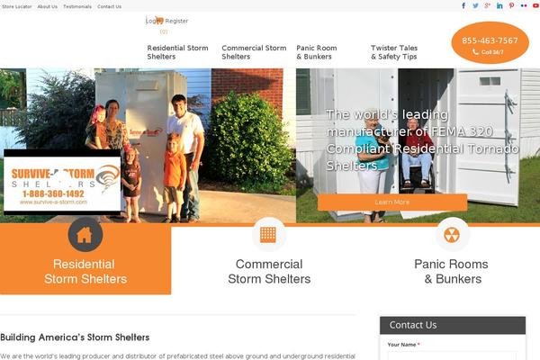 commercialstormshelters.com site used Survive-a-storm