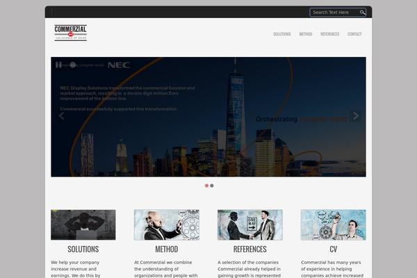 commerzial.com site used D5 Corporate