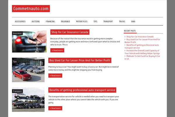 Anderson Lite theme site design template sample