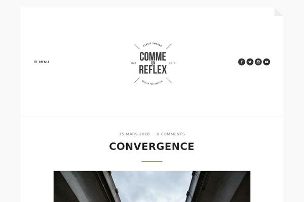 Hoffman theme site design template sample