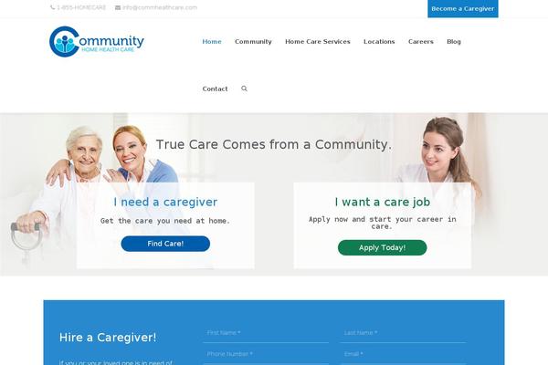 commhealthcare.com site used Community-healthcare