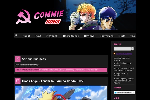 commiesubs.com site used Jojo