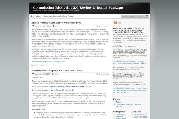 iNove theme site design template sample