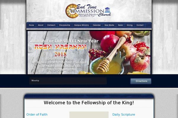 Churchope theme site design template sample