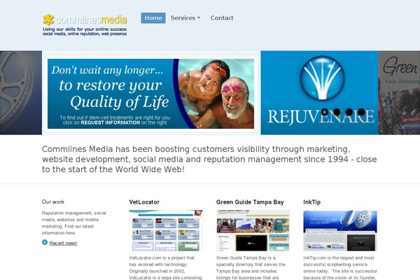 commlinesmedia.com site used Whitelight