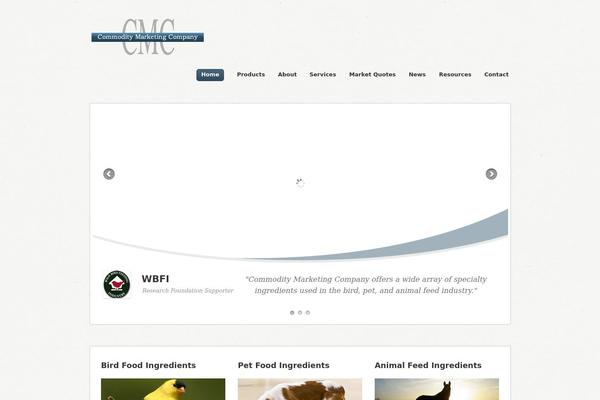 Cascadia theme site design template sample