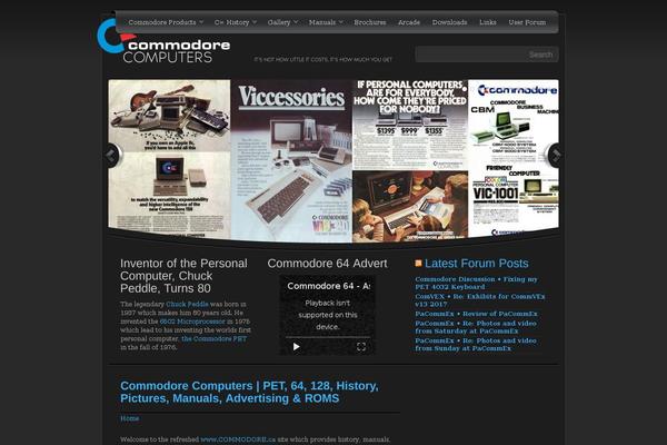 commodore.ca site used Hestia-pro