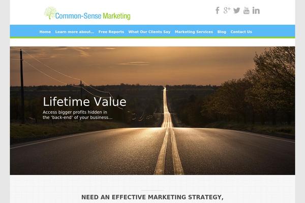 Hardy theme site design template sample
