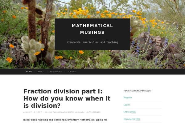 Site using WP QuickLaTeX plugin