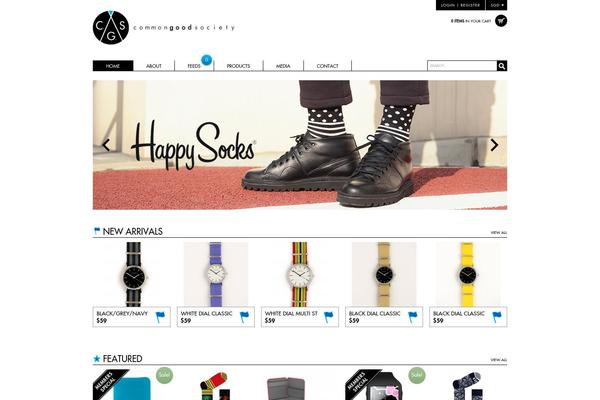 Cgs theme site design template sample
