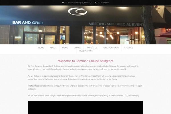 Savory theme site design template sample