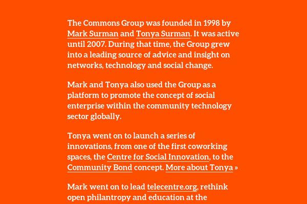 commons.ca site used Commons