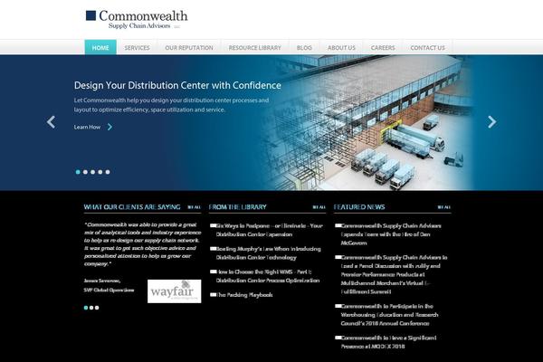 Commonwealth theme site design template sample