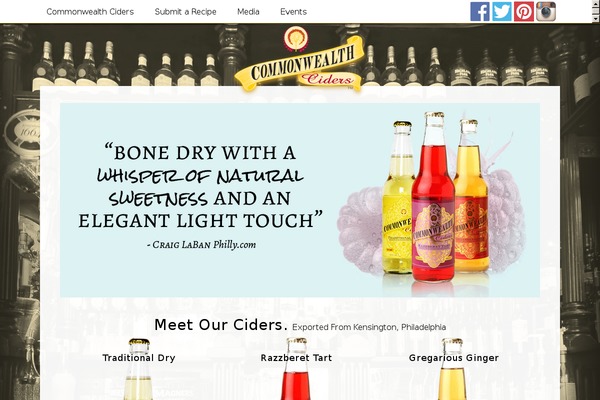 commonwealthciders.com site used Modular-child