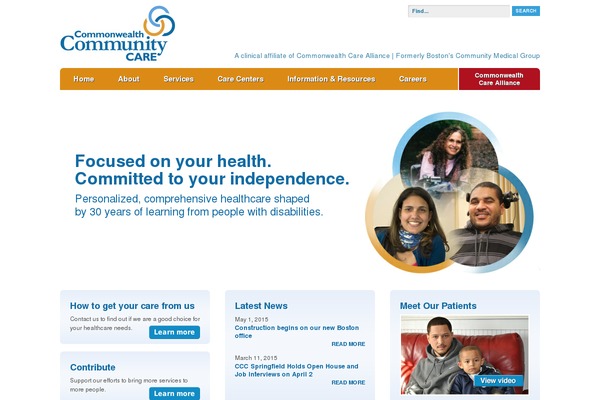 Ccc theme site design template sample