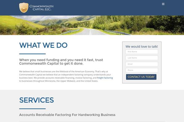 Avada Child theme site design template sample