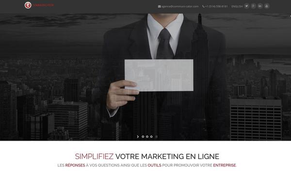 Hoxa theme site design template sample