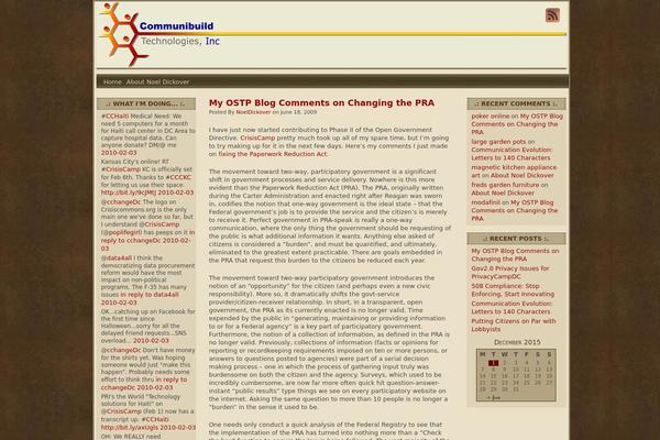 Wasteland theme site design template sample