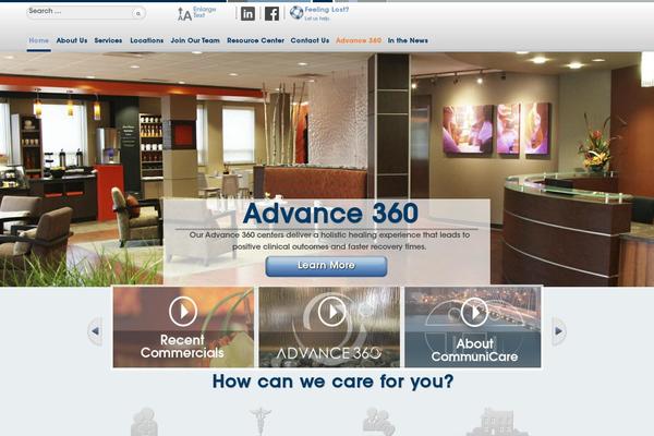Communicare theme websites examples