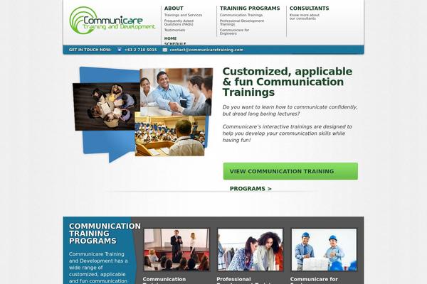 communicaretraining.com site used Communicare-theme