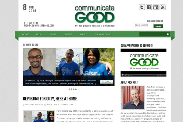 Site using Popup Colorbox plugin