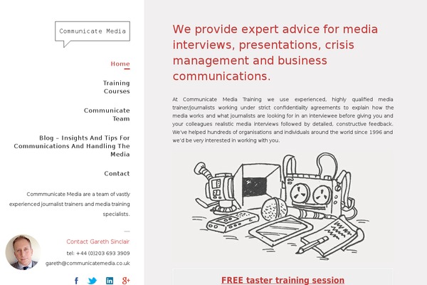 communicatemedia.com site used Communicate-media