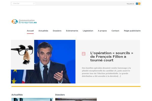 Secondtouch-child theme site design template sample
