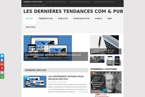 communication-publicite.com site used Blog1