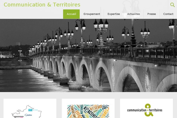 Radiate theme site design template sample