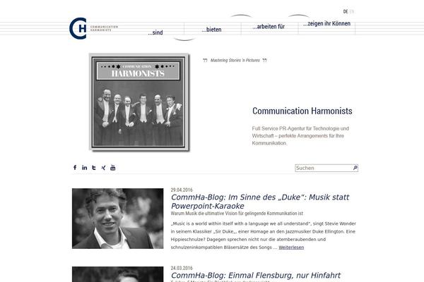 Ch theme site design template sample