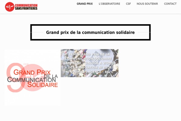 communicationsansfrontieres.net site used Nivan_v.1.3
