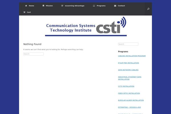 Vantage theme site design template sample