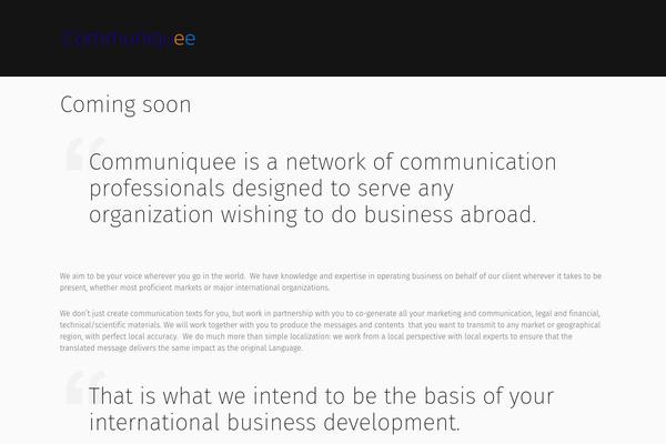 communiquee.com site used Wplab-unicum