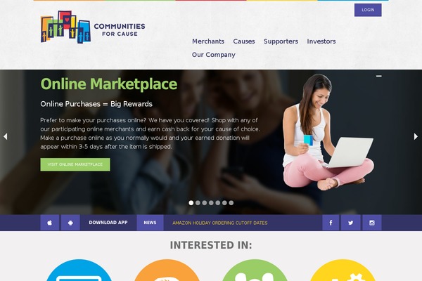 communitiesforcause.net site used Cfc
