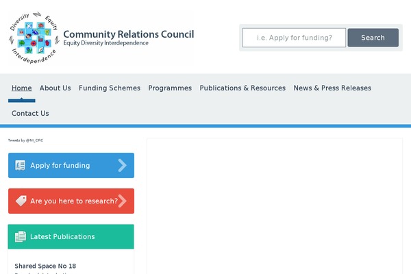 community-relations.org.uk site used Crc