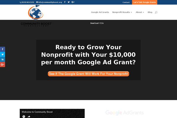 communityboost.org site used Community-boost