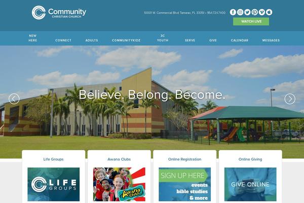 Site using Ccbpress plugin