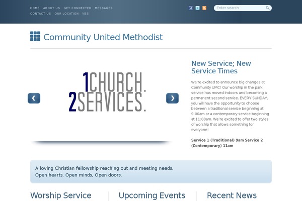 communitychurchumc.org site used Business-turnkey