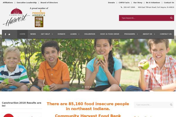 Charityhub theme site design template sample