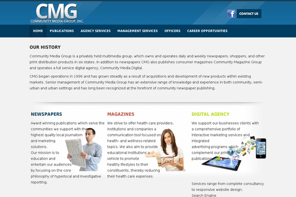 Ultimate theme site design template sample