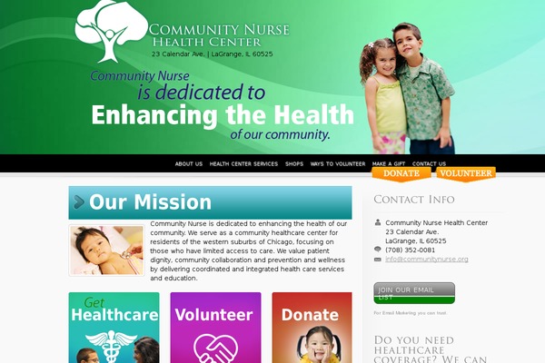 inFocus theme site design template sample