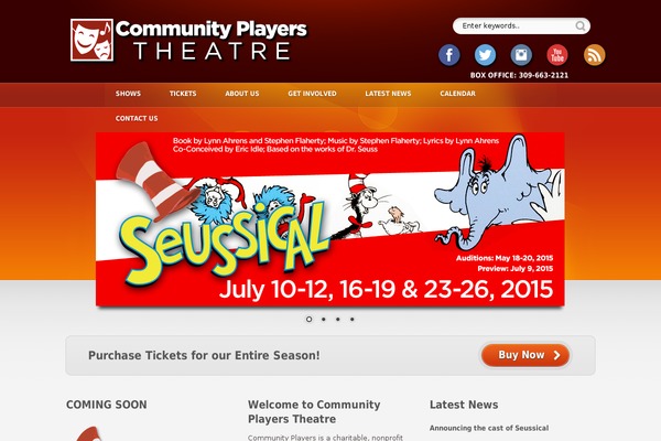 Showtime 3.3 theme site design template sample