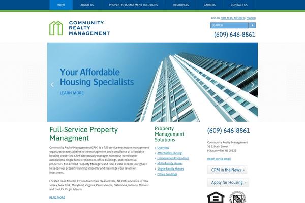 Crm theme site design template sample