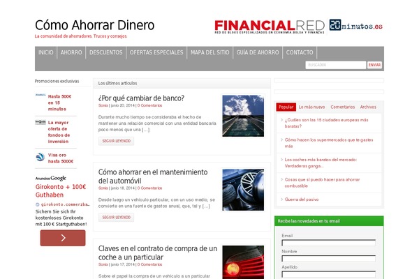 Financialred theme site design template sample