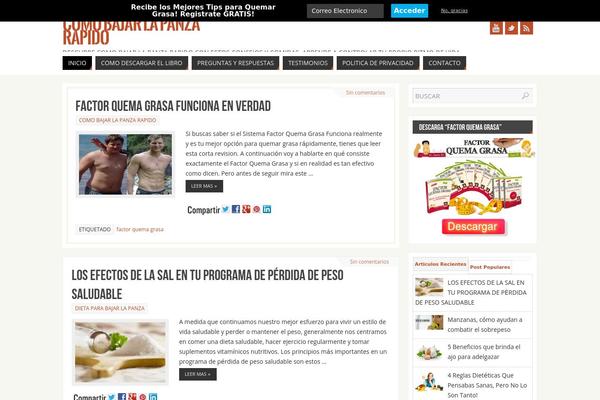 Iconic One theme site design template sample