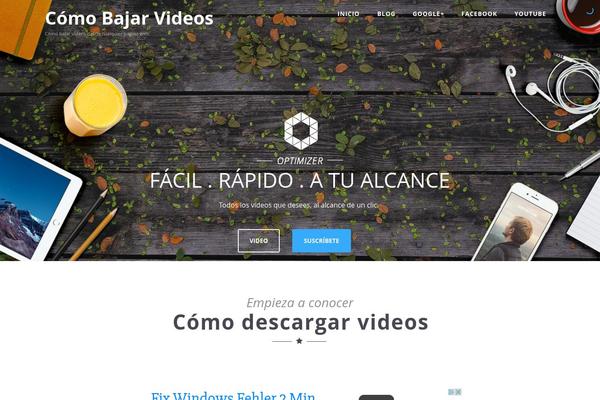 Optimizer theme site design template sample