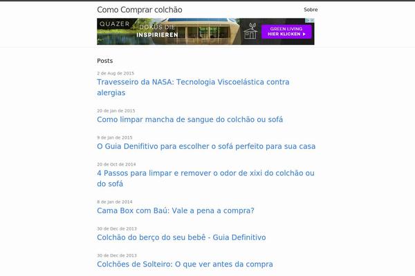 Supernova theme site design template sample