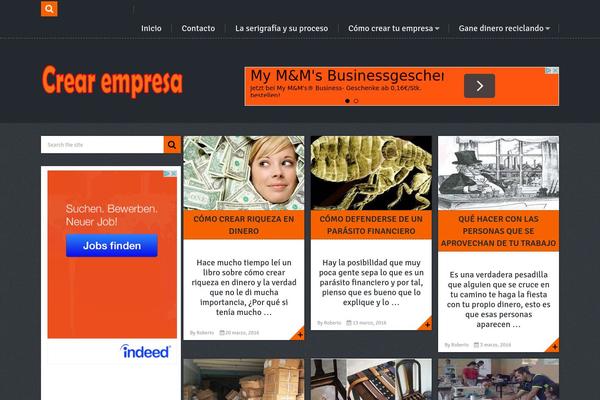 Mts_gridblog theme site design template sample