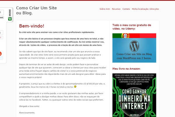 Radius theme site design template sample