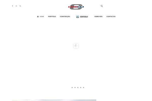Ginza theme site design template sample